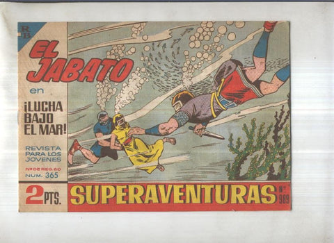 Bruguera: El Jabato numero 365: Lucha bajo el mar