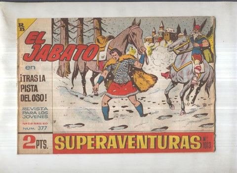 Bruguera: El Jabato numero 377: Tras la pista del oso