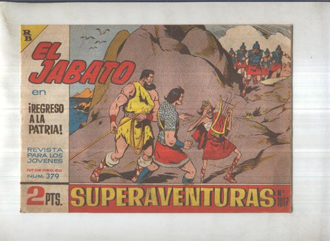 Bruguera: El Jabato numero 379: Regreso a la patria