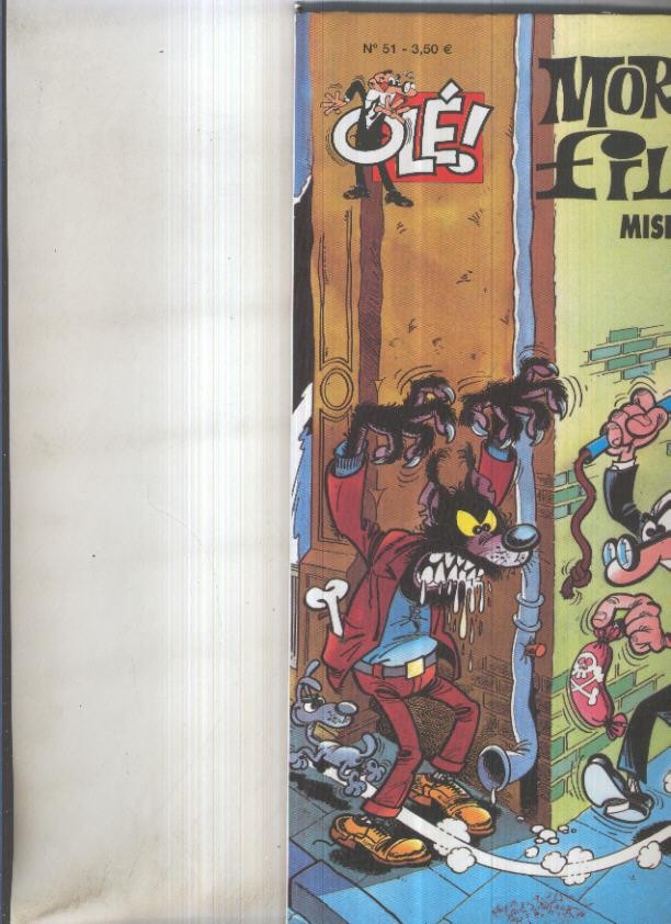 Ole numero 051: Mortadelo y Filemon: Mision de perros (numerado 4 en interior cubierta)