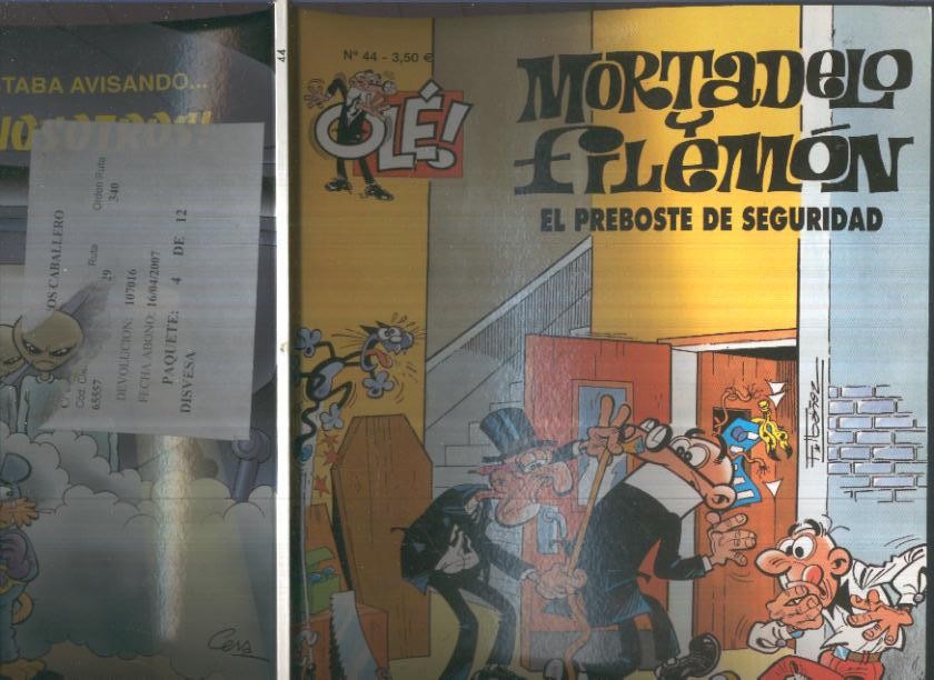 Ole numero 044: Mortadelo y Filemon: El preboste de seguridad (numerado 2 en trasera)