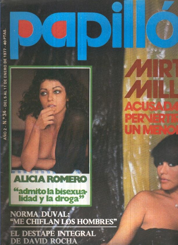 Papillon numero 034 (1977): Alicia Romero
