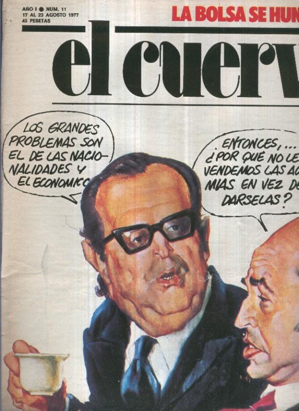 El Cuervo revista de humor numero 011 (1977): Eduardo Prada Manso 