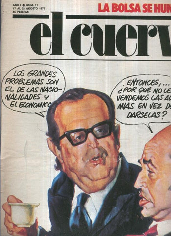 El Cuervo revista de humor numero 011 (1977): Eduardo Prada Manso 