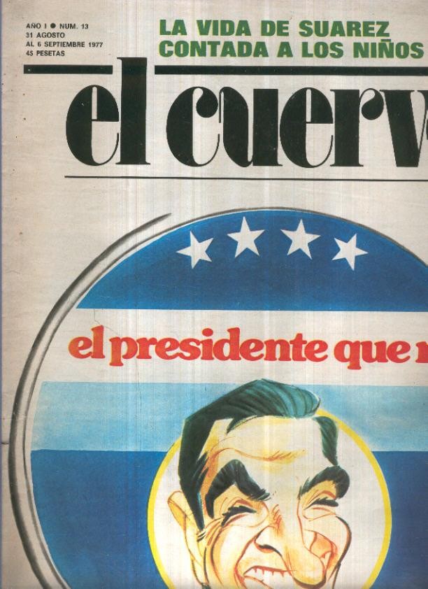 El Cuervo revista de humor numero 013 (1977): Pina Lopez Gay 