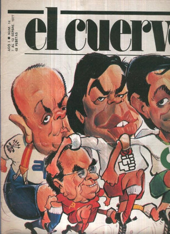 El Cuervo revista de humor numero 014 (1977): Joaquin Satgrustegui 