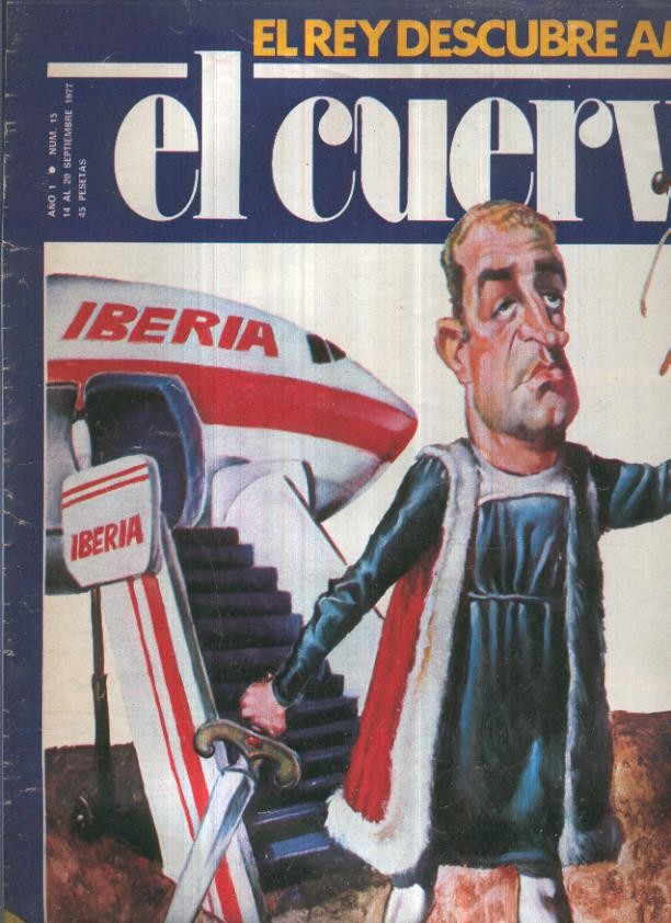 El Cuervo revista de humor numero 015 (1977): Marcelino Camayoi 