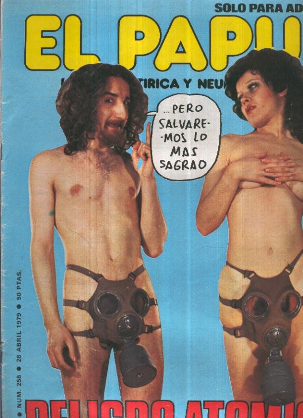 El Papus revista de humor numero 258 (1979): Peligro atomico