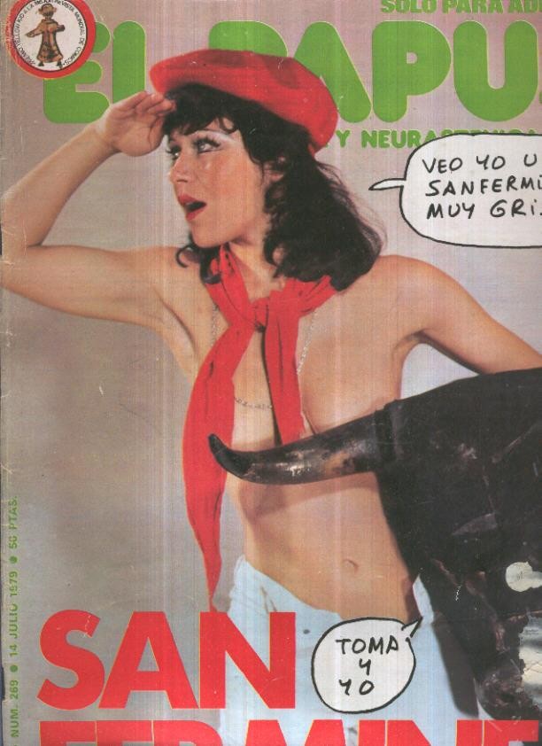 El Papus revista de humor numero 269 (1979): San Fermines