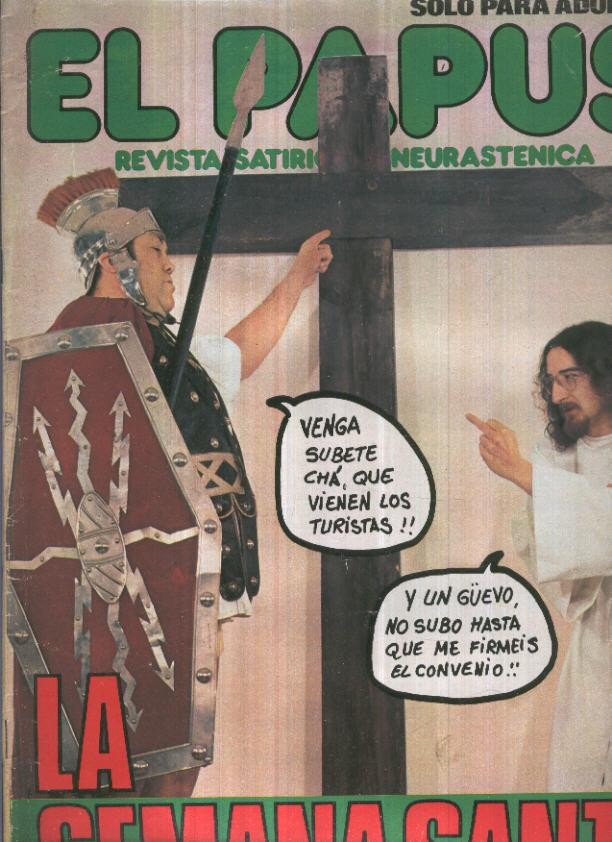 El Papus revista de humor numero 256 (1979): La semana santa