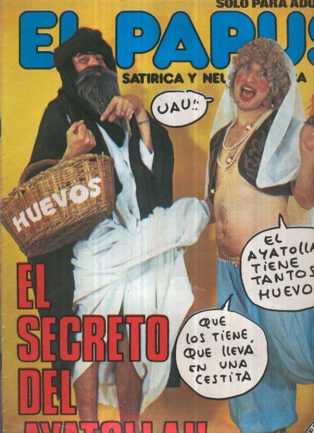 El Papus revista de humor numero 252 (1979): El secreto de Ayatollah
