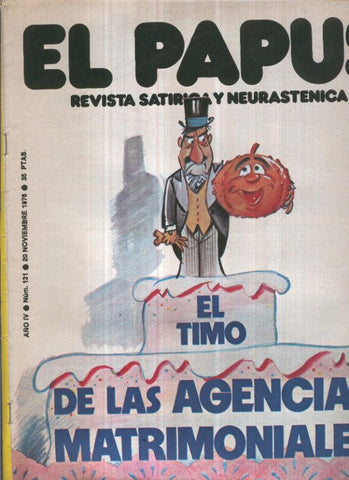 El Papus revista de humor numero 131 (1976): El timo de las agencias matrimoniales