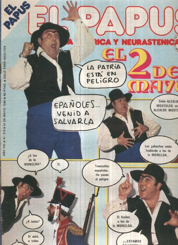 El Papus revista de humor numero 312 (1980): El 2 de mayo