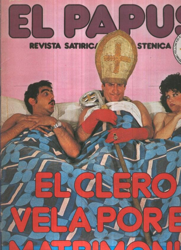 El Papus revista de humor numero 216 (1978):  El clero vela por el matrimonio