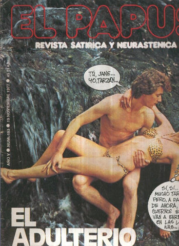 El Papus revista de humor numero 183 (1977):  El adulterio despenalizado
