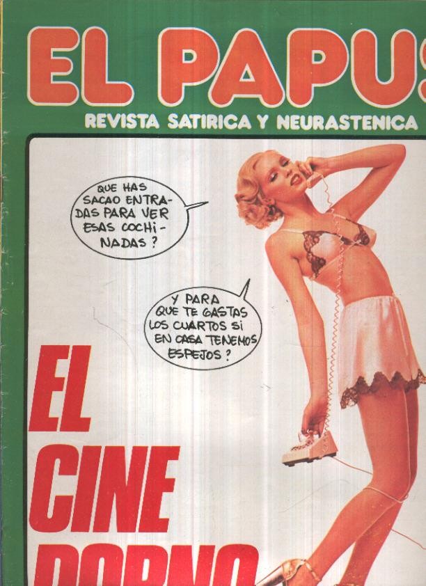 El Papus revista de humor numero 180 (1977):  El cine porno