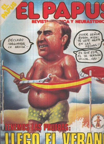 El Papus revista de humor numero 372 (1981):  LLego el verano