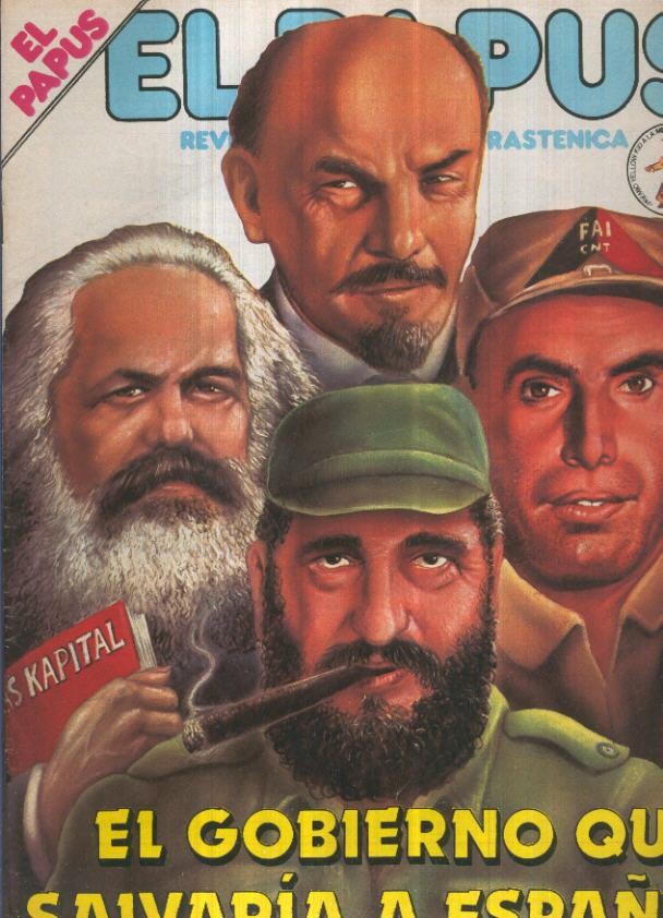 El Papus revista de humor numero 395 (1981): El gobierno que salvaria a España