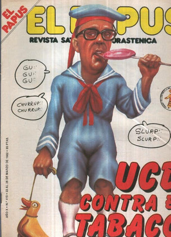 El Papus revista de humor numero 410 (1982): UCD contra el tabaco