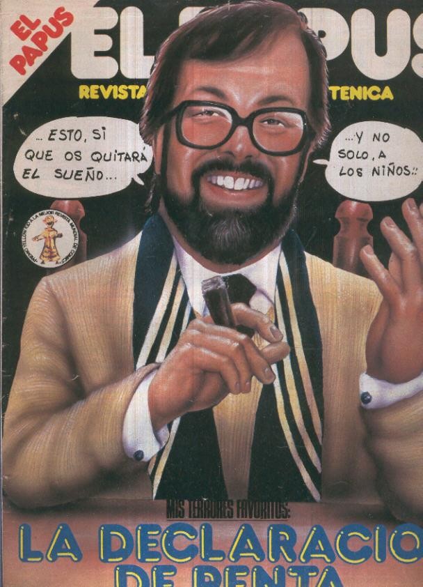 El Papus revista de humor numero 409 (1982): La declaracion de renta