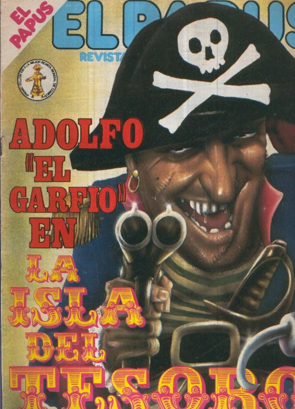 El Papus revista de humor numero 351 (1981): La isla del tesoro