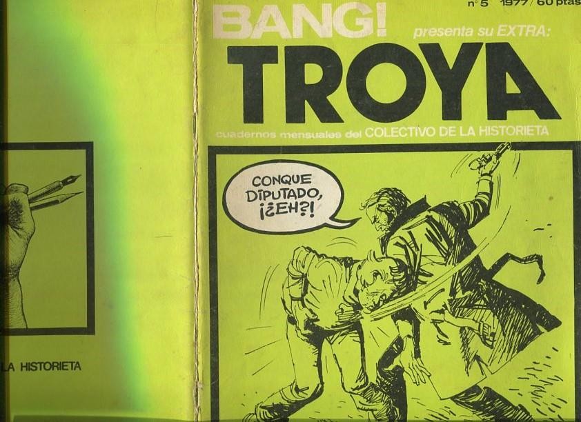 Bang Troya numero 5 (numerado 1 en interior cubierta) (cubierta algo sucia)