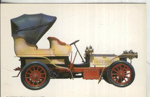 Postal 003376: Coche epoca:  De Dietrich Type S.M.L. 24 H.P.1903