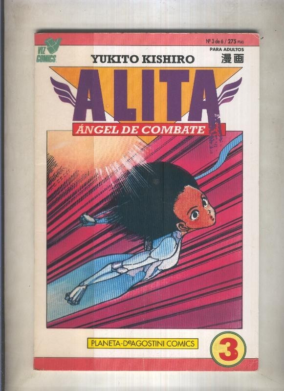 Alita volumen 1 numero 03 (numerado 1 ern trasera)