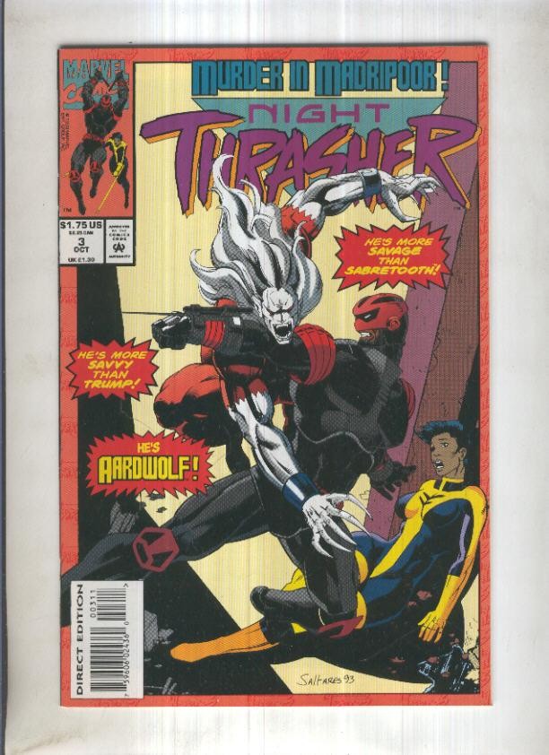 NIGHT THRASHER, Vol.1 No.03: Madripoor Knights (Marvel 1993)