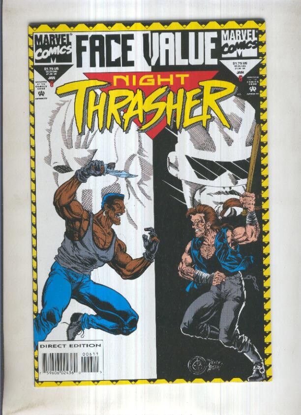 NIGHT THRASHER, Vol.1 No.06: Black Face (Marvel 1994)