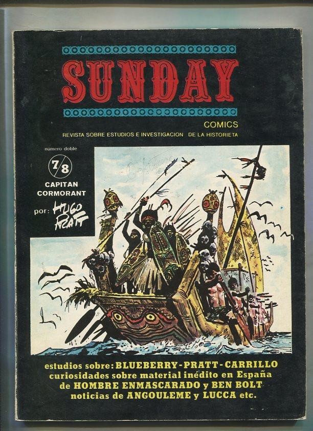 Sunday numero 07/08: Hugo Pratt (portada fuera de registro, numerada 1 en interior)