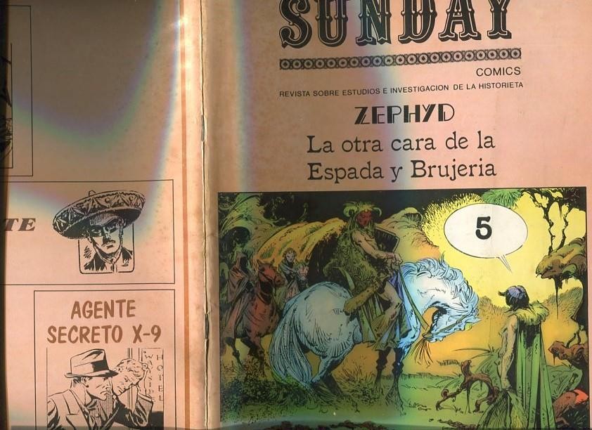 Sunday numero 05 (numerado 4 en interior cubierta y cubierta algo sucia)