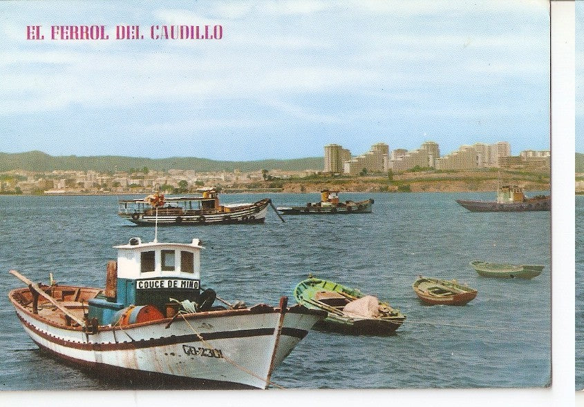 Postal 045786 : El Ferrol del Caudillo. Vista parcial y poligono de Carranza