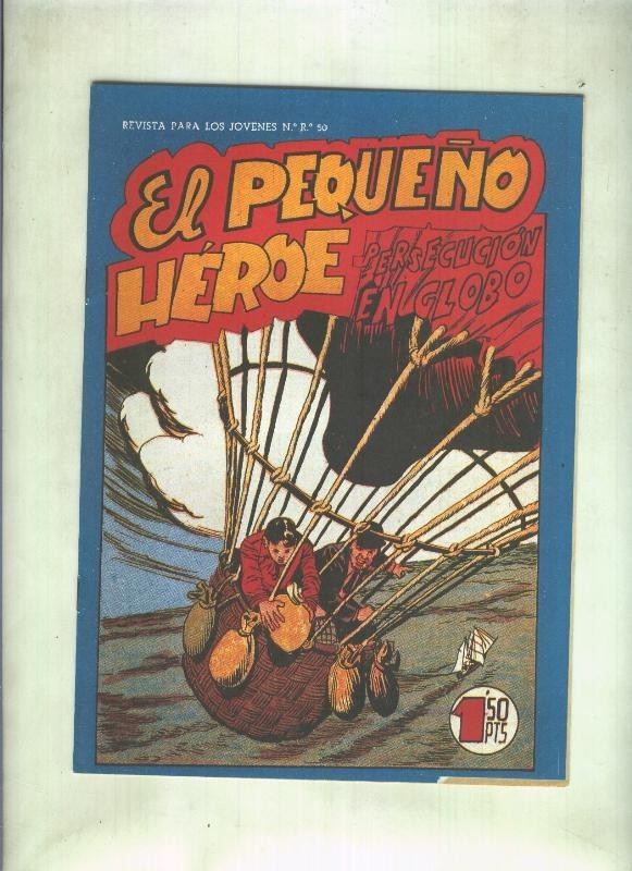 Facsimil: El Pequeño Heroe numero 117: Persecucion en globo