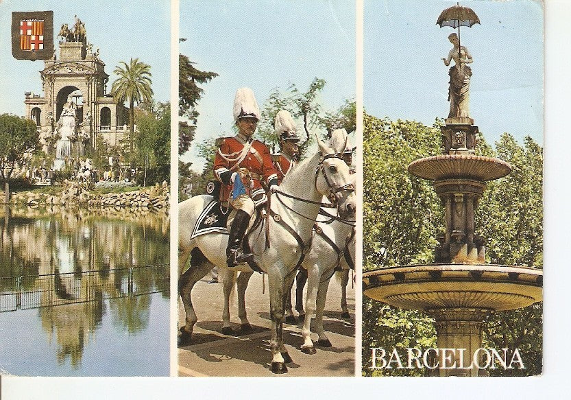 Postal 023310 : Cascada del Parque de la Ciudadela, Barcelona