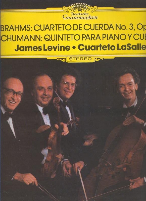 Disco LP: Brahms: cuarteto de cuerda No 3, Op. 67 y Schumann: 