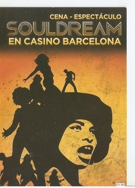 Postal 047710 : Souldream cena-espectaculo. En casino Barcelona