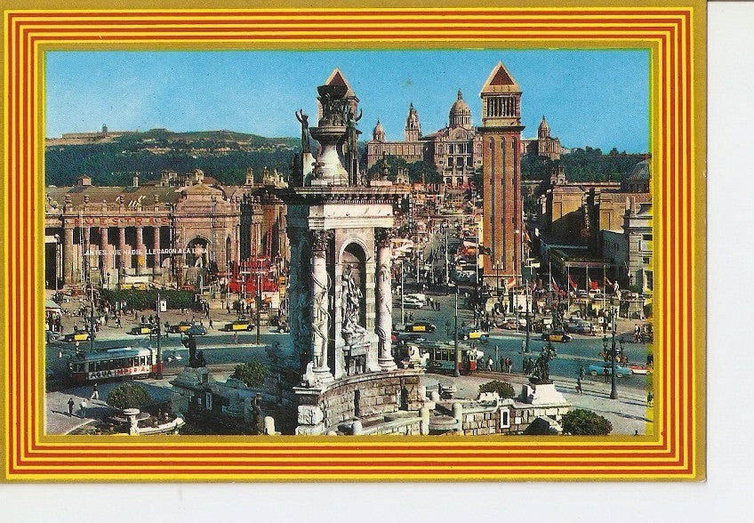 Postal 023224 : Plaza de España - Barcelona
