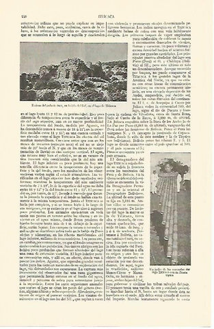 LAMINA ESPASA 1231: Imagenes del lago Titicaca