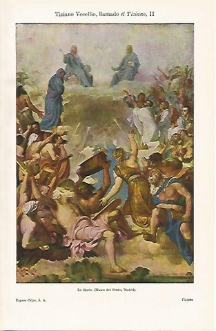 LAMINA ESPASA 1239: La Gloria obra de Tiziano Vecellio