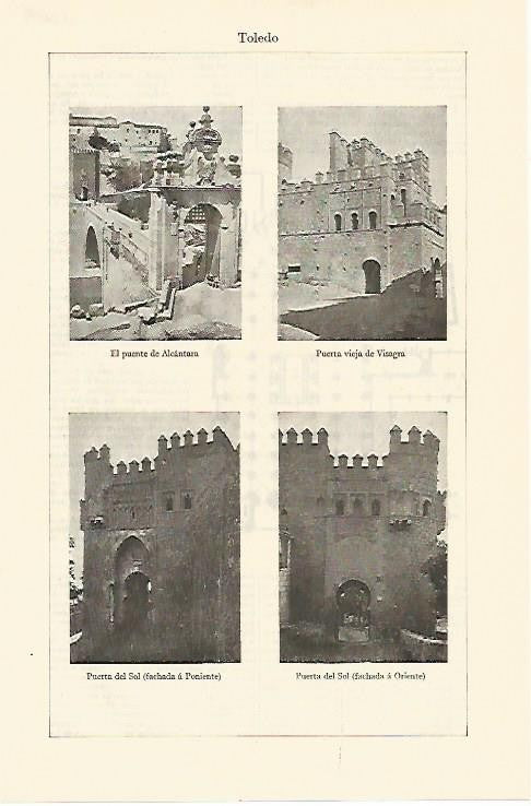 LAMINA ESPASA 1269: Edificios de Toledo