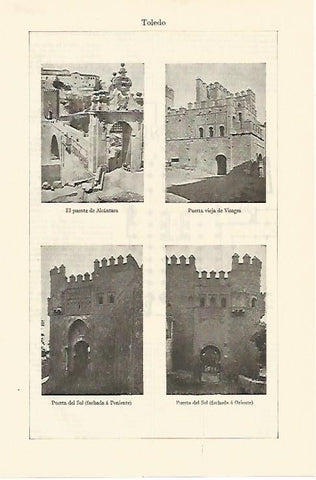 LAMINA ESPASA 1269: Edificios de Toledo