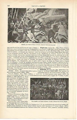 LAMINA ESPASA 1433: Batalla obra de Paolo di Dono