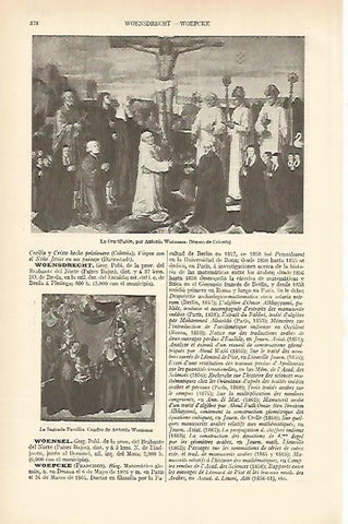 LAMINA ESPASA 1602: Cuadros de A. Woensam
