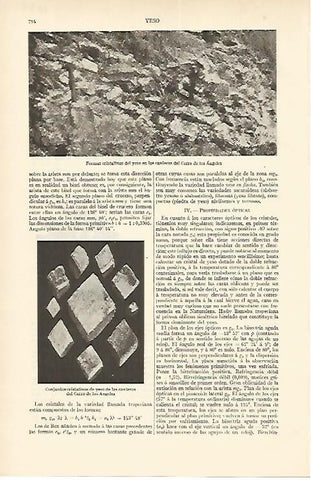 LAMINA ESPASA 1649: Formas cristalinas de yeso