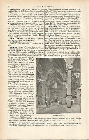 LAMINA ESPASA 1882: Lonja de Zaragoza