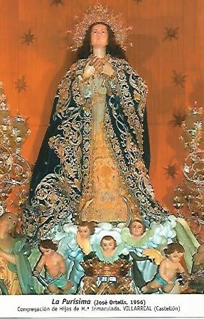 POSTAL 54611: La Purisima. Villarreal Castellon
