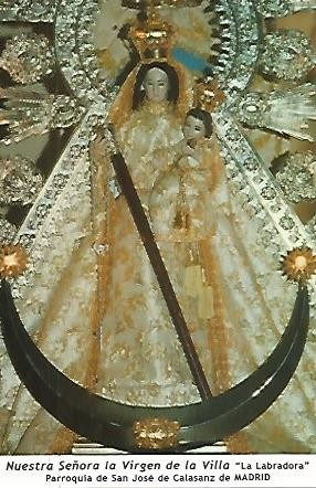 POSTAL 54614: Virgen de la Villa La Labradora. Madrid