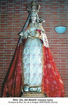 POSTAL 54620: Nuestra Señora del Rosario. Monteagudo Murcia
