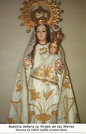 POSTAL 54633: Virgen de las Nieves. Cinco Casas Ciudad Real